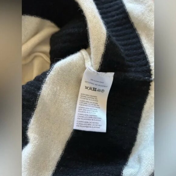 Anthropologie Maeve Cashmere Sequin v neck Sweater size XS P - Picture 10 of 11